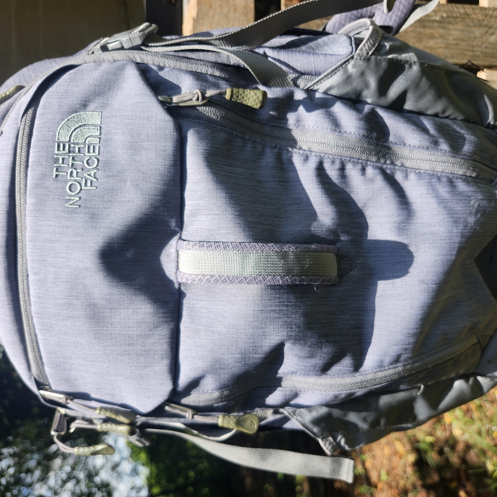 The North Face Gray Backpack Minimalist Design Durable